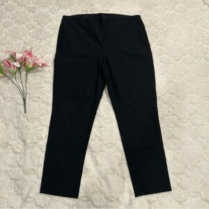 Chico's - Pull Ons - Black High Rise Cropped Ankle Pants 3R/16R